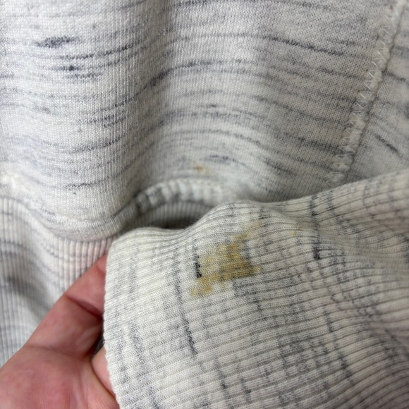 WILFRED Open Front Drape Cocoon Cardigan Sweater | Gray Marled | Medium - Picture 7 of 9